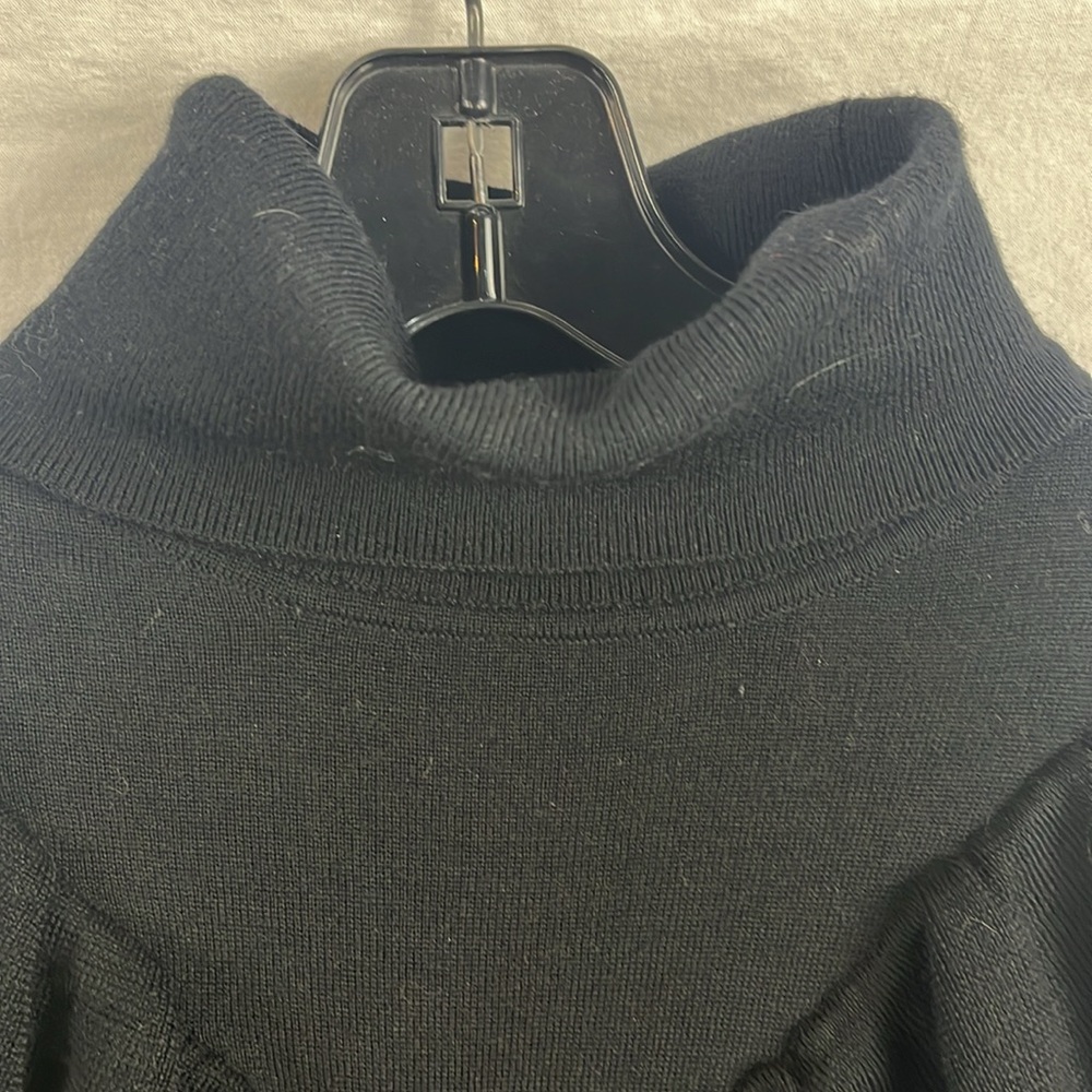 J Crew Ruffle Turtle Neck Medium - image 4